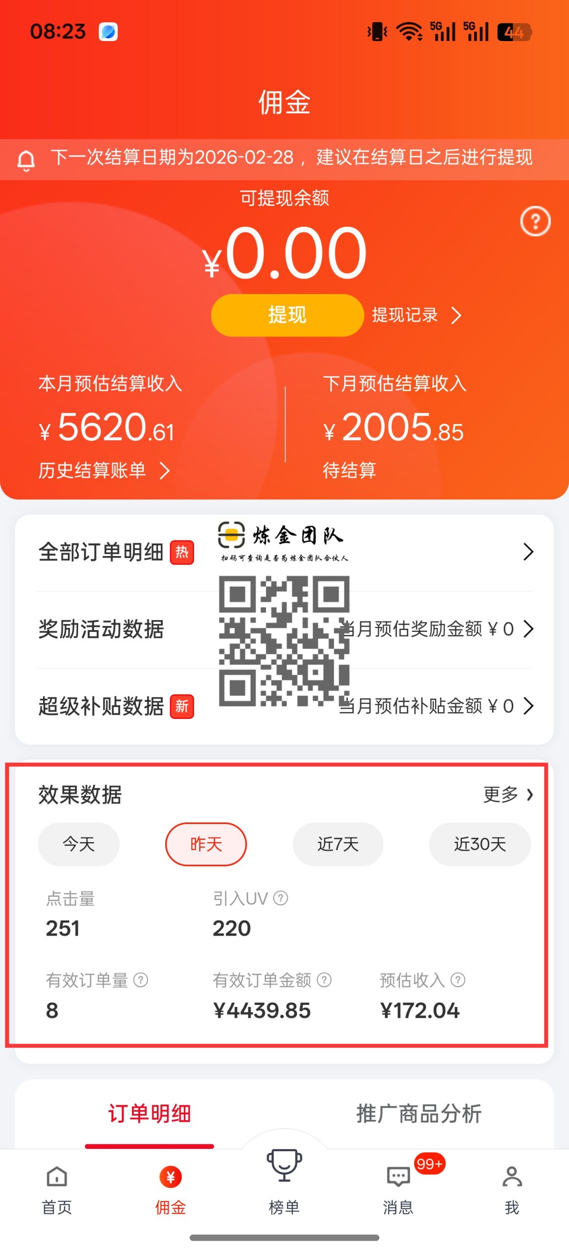 京东代运营昨日变现170➕-炼金团队