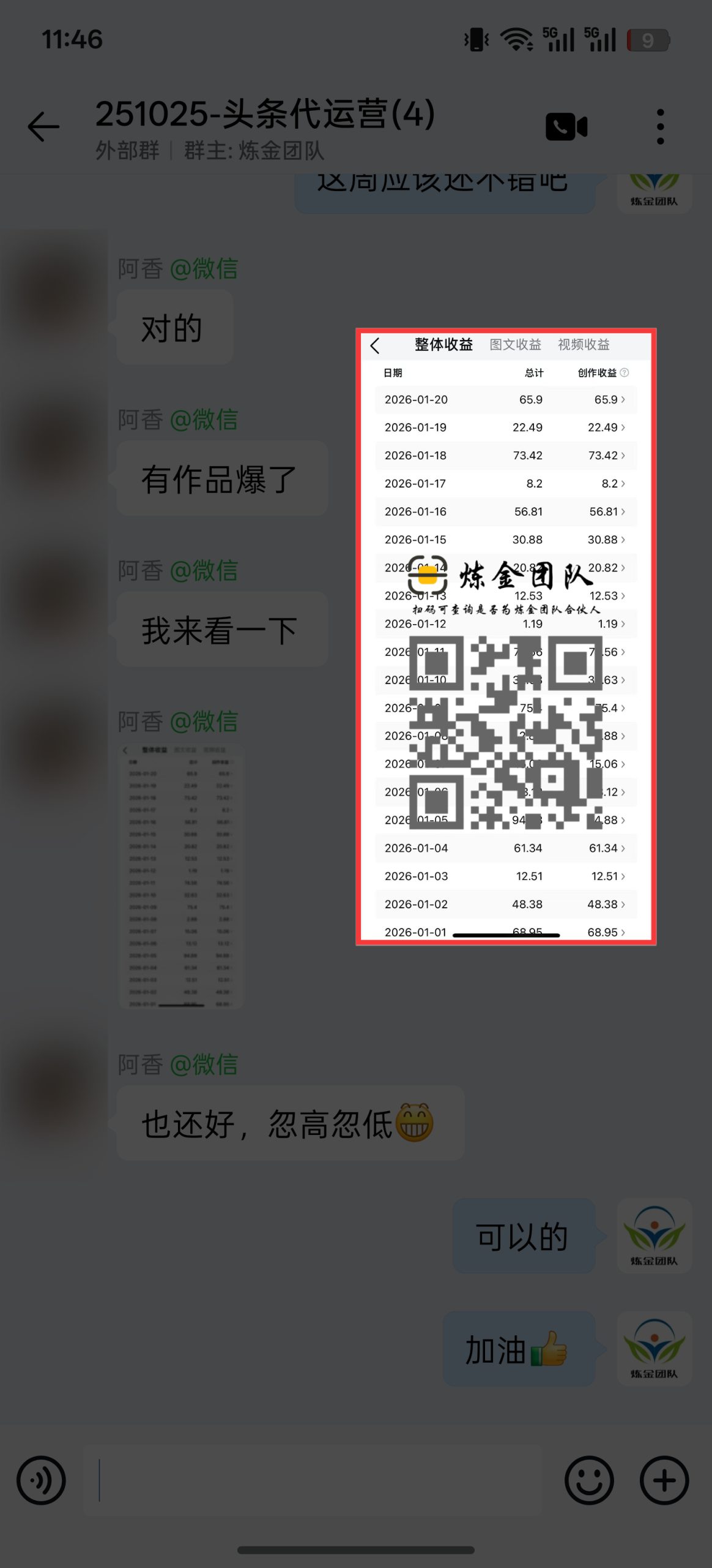 头条代运营学员数据反馈➕1-炼金团队
